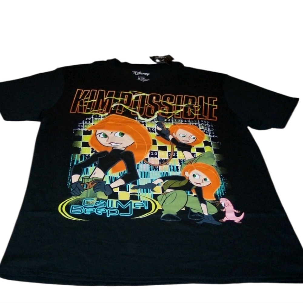 Disney Kim Possible Black and Orange T-Shirt - Picture 3 of 3
